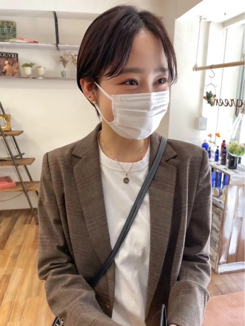 ショート 大阪デザインカラー/ カットモデル募集中のヘアスタイル