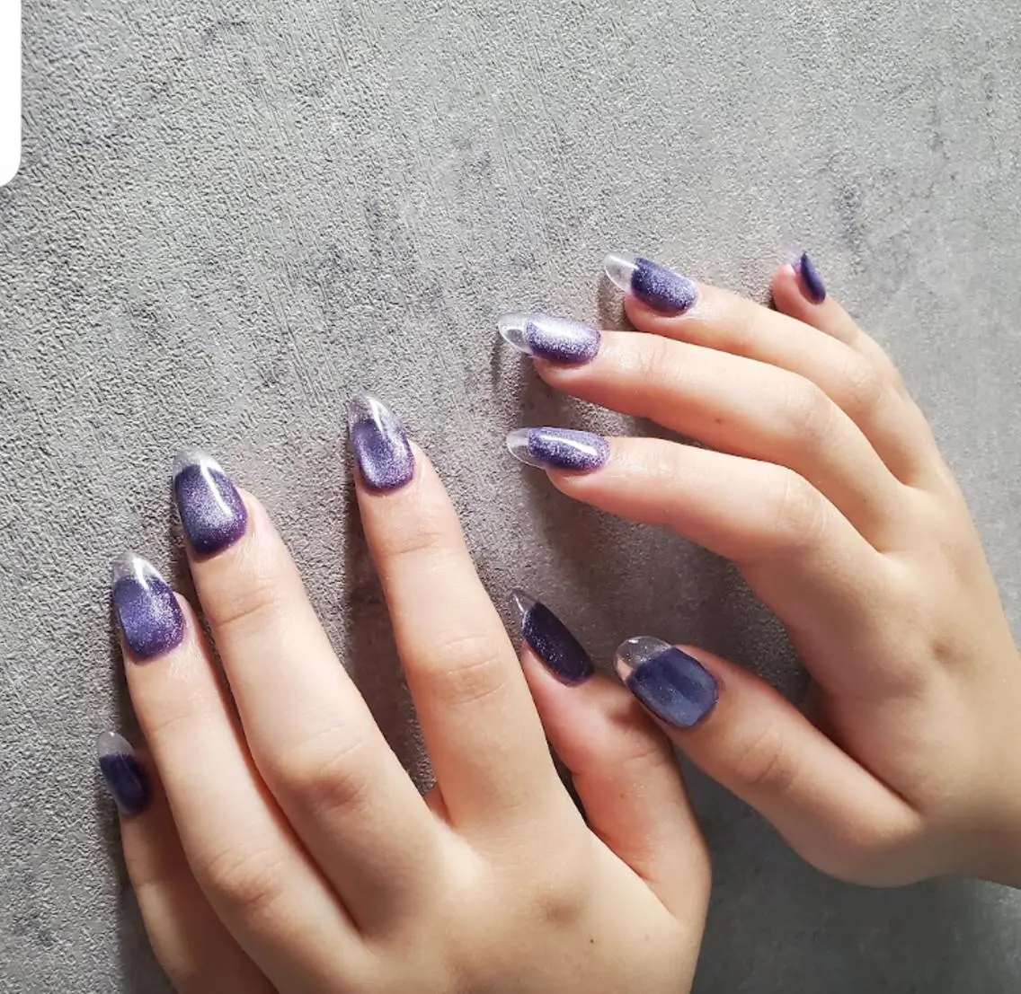 ネイル アートネイル クリアネイル フレンチネイル ジェルネイル マグネットネイル nailstudio eviz新宿店のネイルデザイン