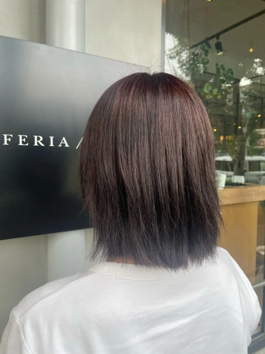 ショート ラベンダーブラウン 🌿FERIA桃山台 AYA🌿のヘアスタイル