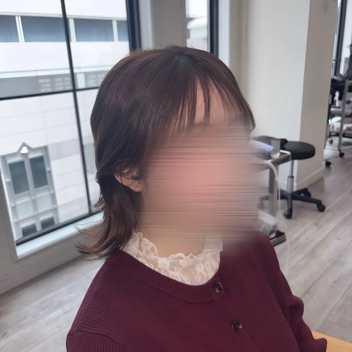 ミディアム ヘアセット 大木 唯月のヘアスタイル