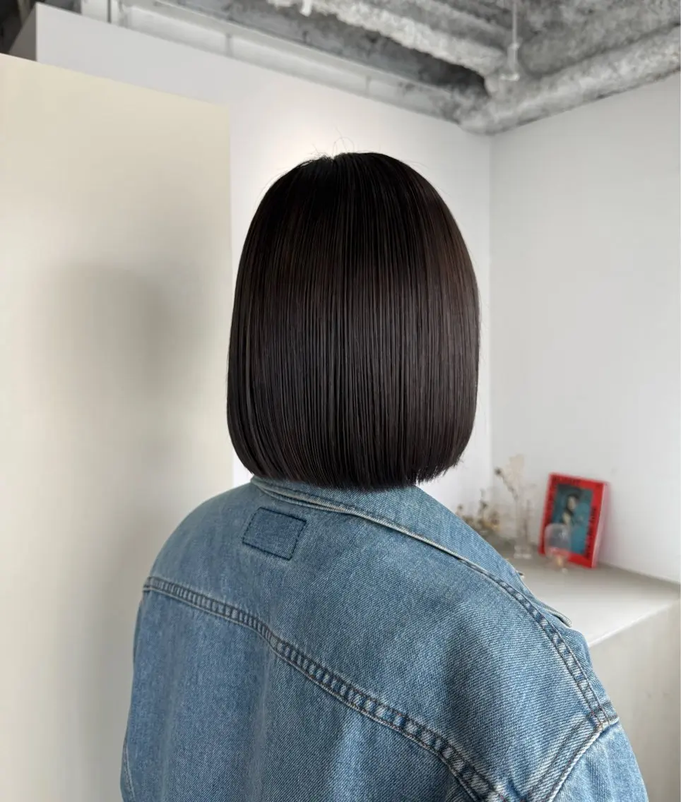 ミディアム カラー 透明感カラー グレージュ ヘアカラー Miyu .のヘアスタイル