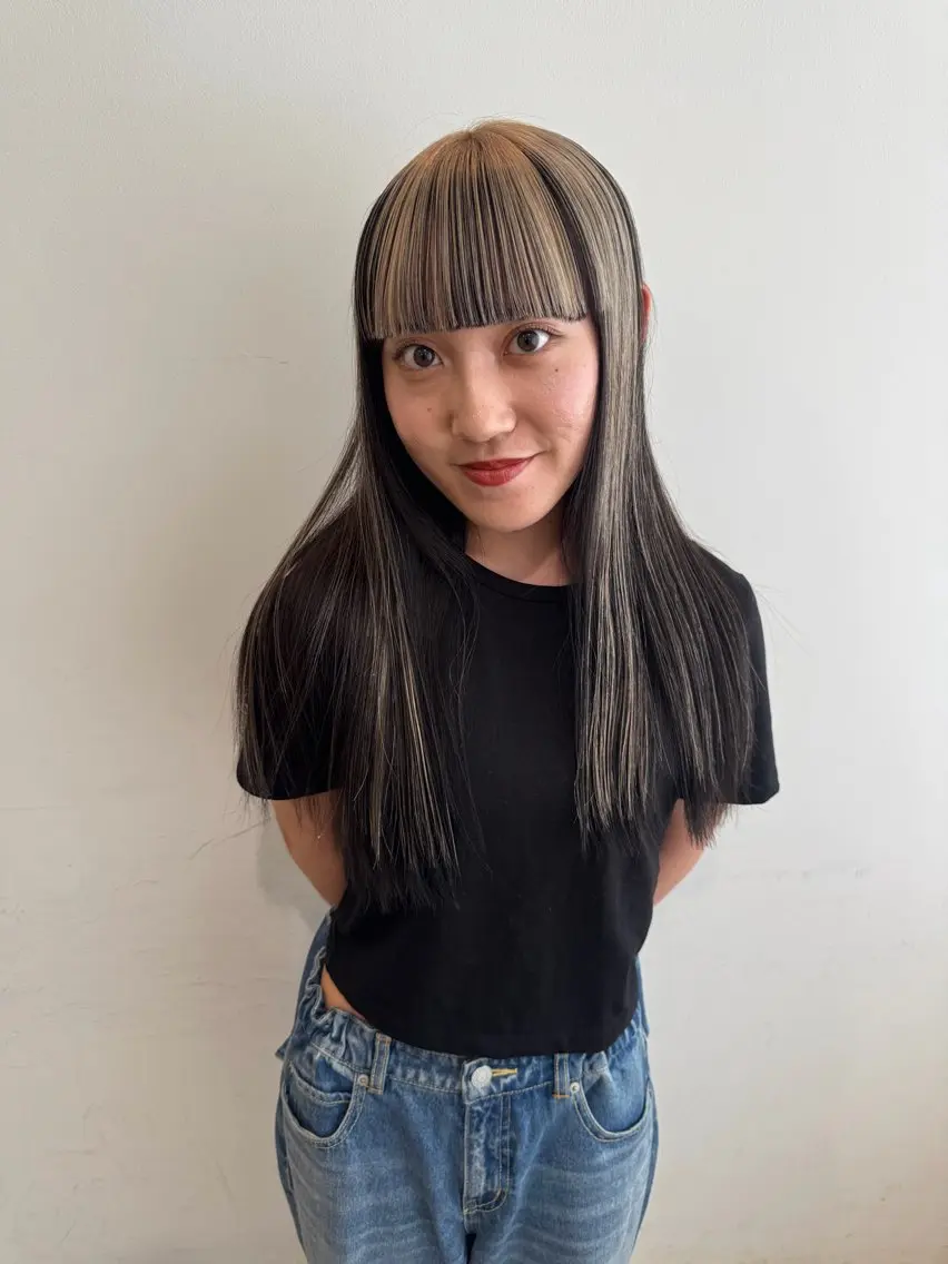 ロング カラー ヘアカラー °ʚ なじゅ ɞ° Defi梅田のヘアスタイル