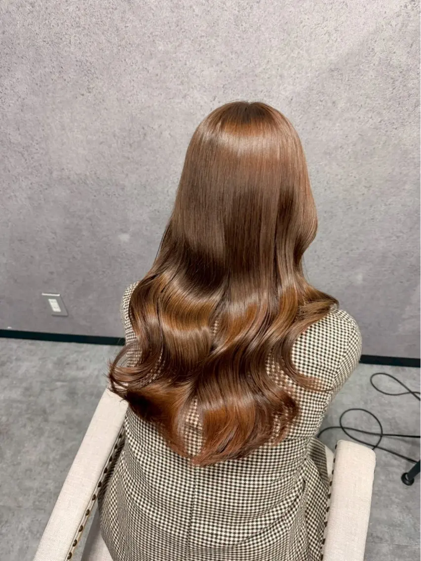 ロング カラー う けんじょうのヘアスタイル
