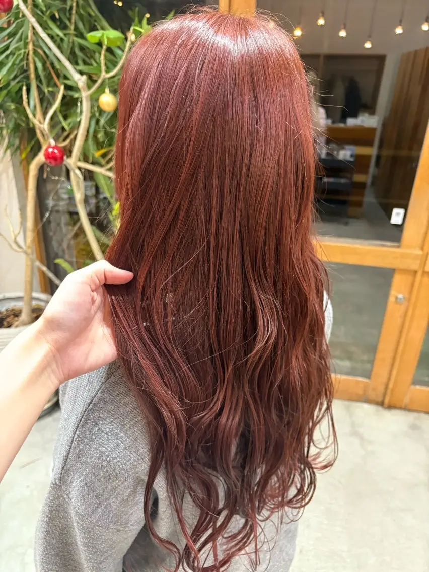 【ワンカラー】ツヤツヤ◎潤いカラー✨️の写真