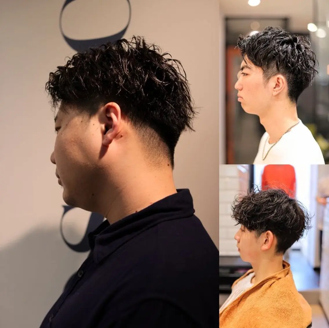 ショート パーマ メンズ メンズパーマ ショートヘア カット パーマ 🎶メンズカット🧴 大森✂️⸒⸒のヘアスタイル