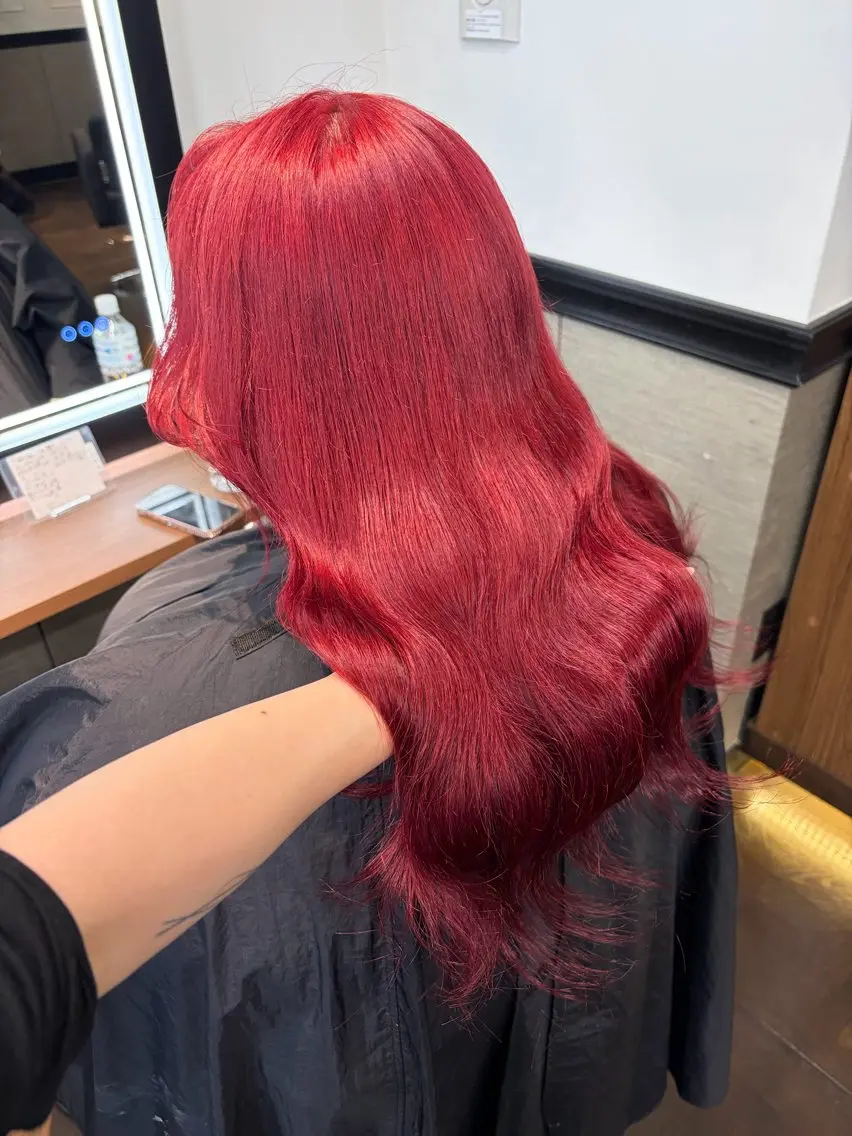 ロング カラー ヘアアレンジ ヘアカラー 透明感カラー/推しカ ラー☁️JURAのヘアスタイル