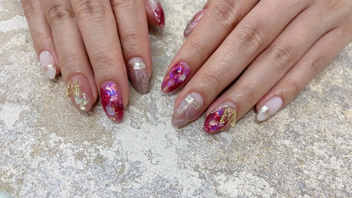 ネイル ハンドネイル nailsalon ∞ ﾐｶﾅﾙ ∞のネイルデザイン
