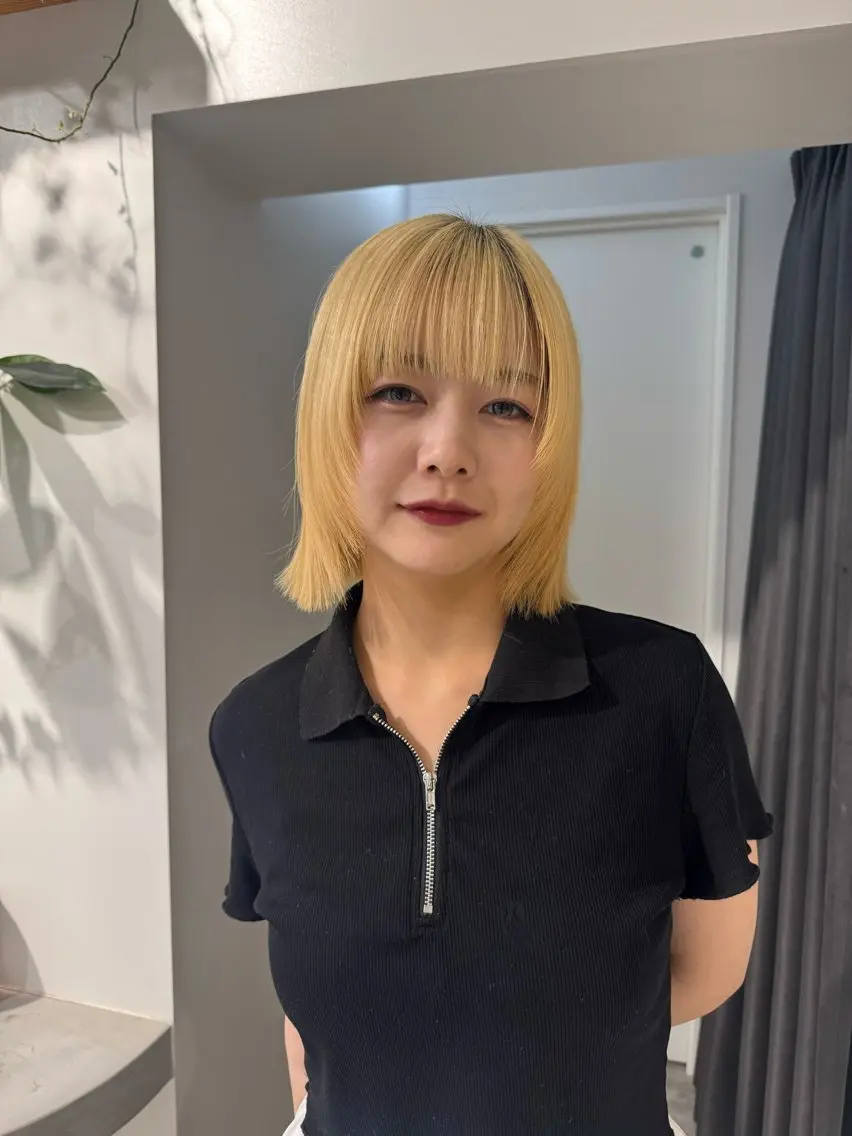 カット 中澤 眸乃のヘアスタイル
