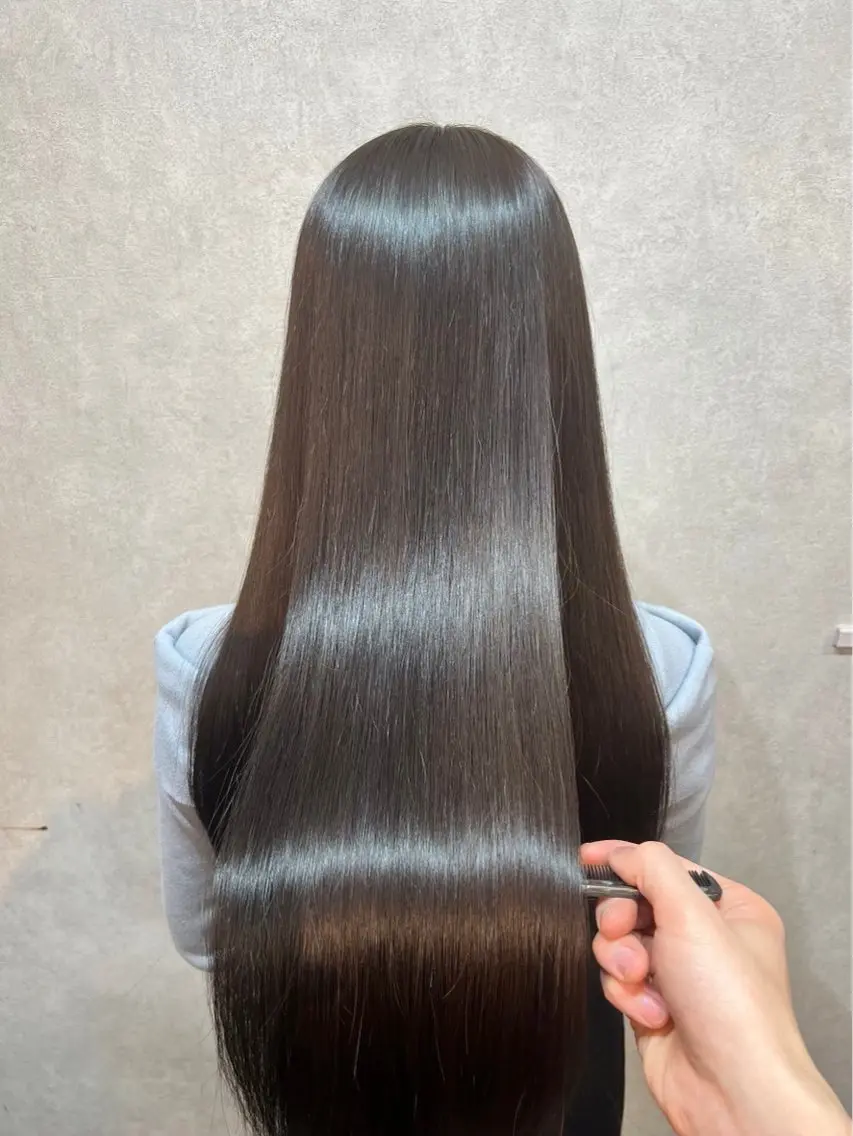 【癖が気になる方】美髪ストレート（湿気、うねり気になる方🌀）〖カット無し〗の写真