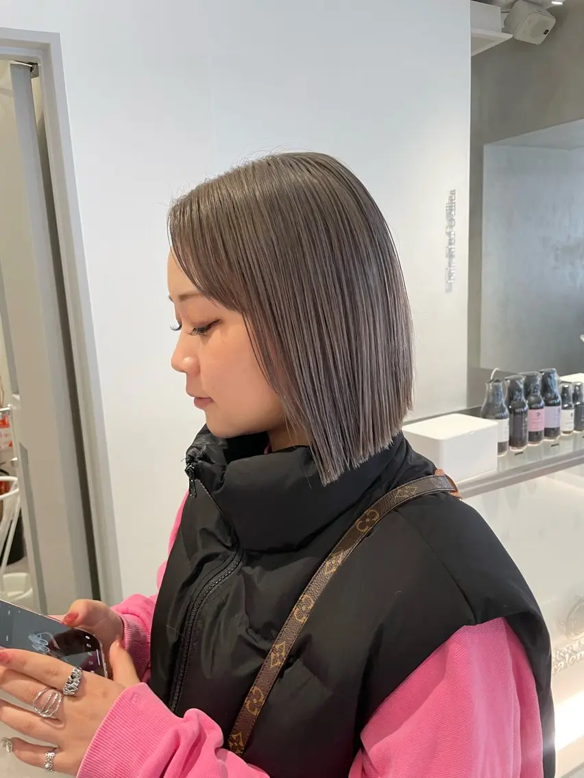 ショート 🪞透け感&韓国ヘア 🪞honokaのヘアスタイル