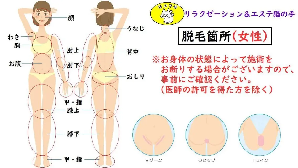 キッズ 脱毛＊エステ＊リラク 猫の手【丸田和可子】のエステ・リラクイメージ