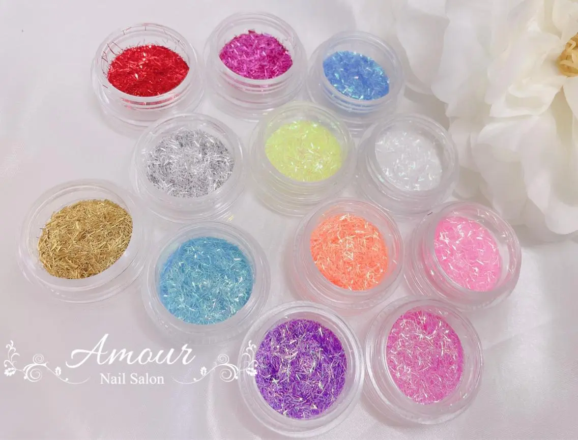 ネイル ホログラムネイル パステルネイル nailsalon ♡amour♡のネイルデザイン
