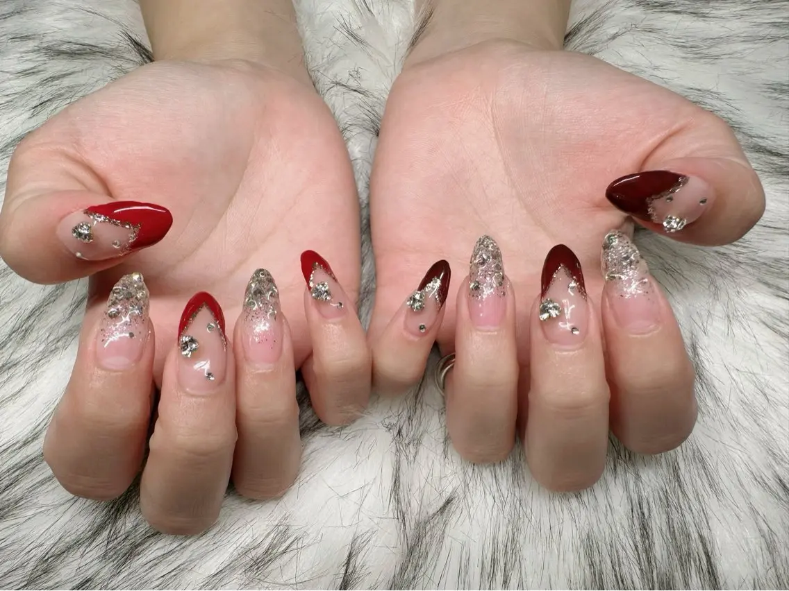 ネイル ストーンネイル MEMI NAILのネイルデザイン