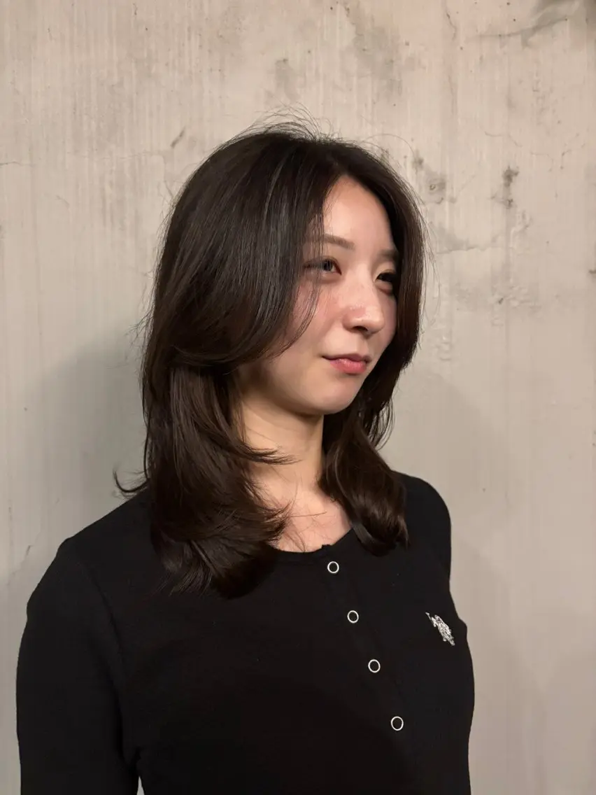 ミディアム レイヤーカット 🫧Miyu カットモデル募集🫧のヘアスタイル
