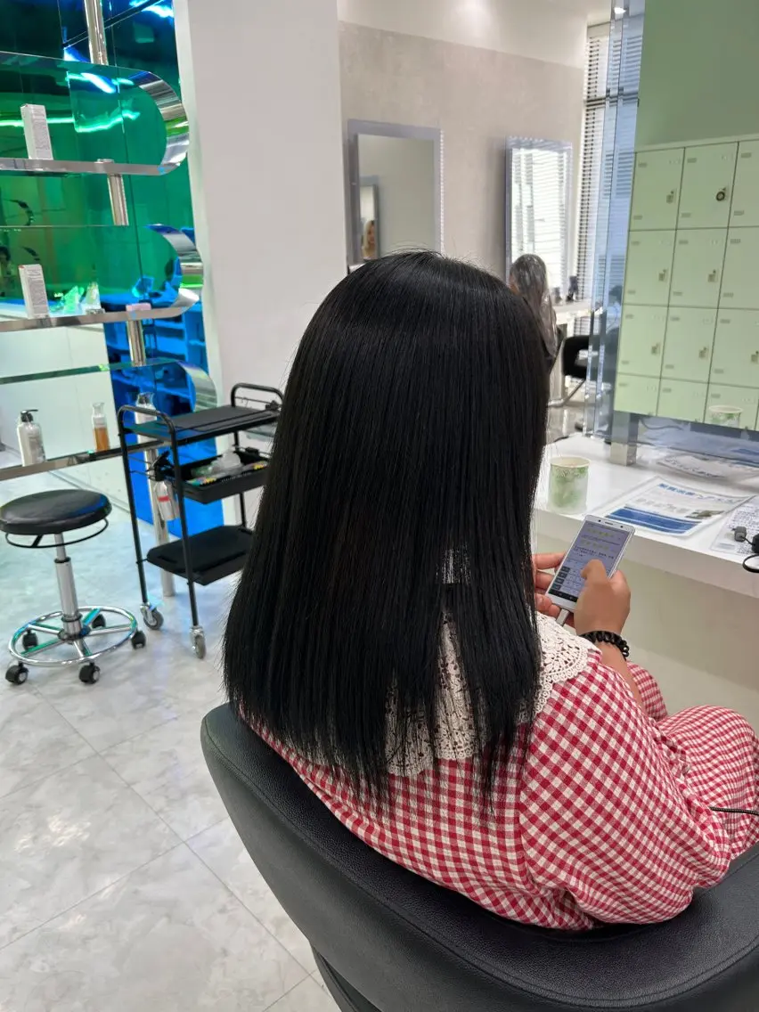 ロング カラー カット ヘアカラー トリートメント モテ艶🪄透明感カラ ー🦋RION🦋のヘアスタイル
