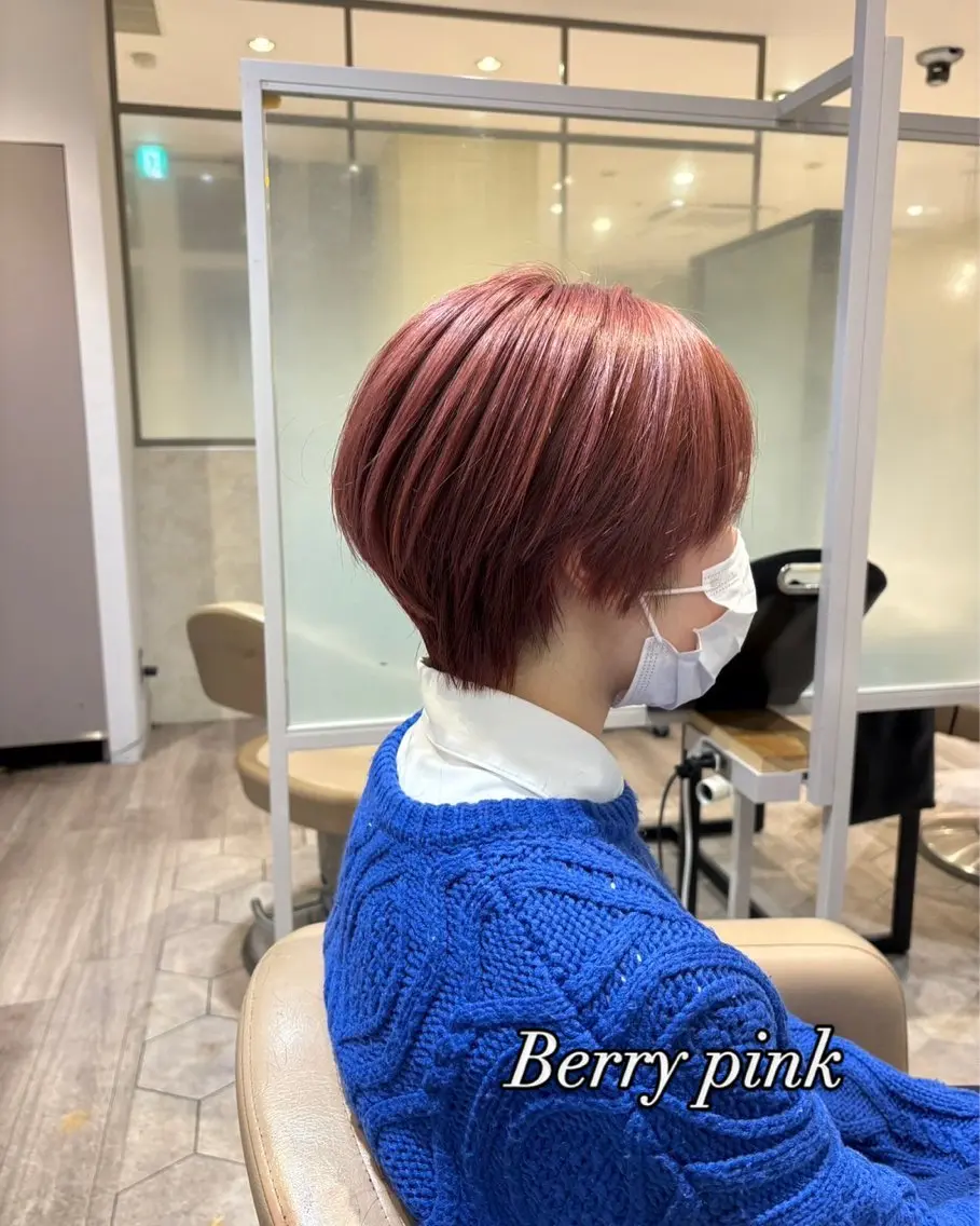 ショート カラー ✨髪質改善カラー✨ 赤味除去カラー／理久のヘアスタイル