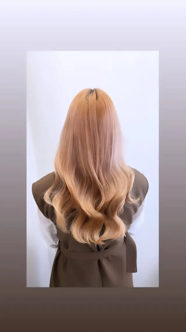 ロング ヨシンモリ 韓国風ヘア 🎀透明感カラー 🎀ナズナのヘアスタイル