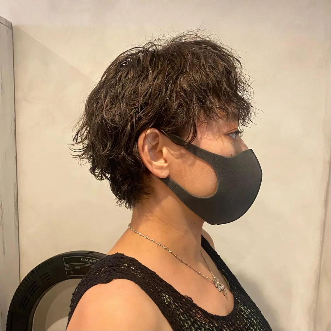 ショート パーマ ショートヘア Yuki☺︎パーマ レイヤーカットのヘアスタイル