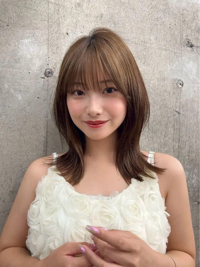 【人気No.2】 艶カラー➕3stepスチームトリートメント🫧➕marbbの写真