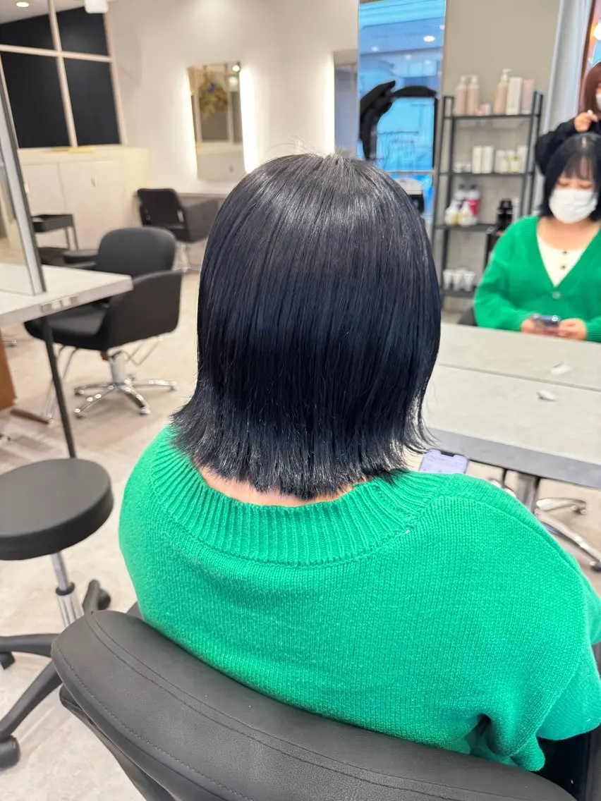 ミディアム 🫧透明感カラー🫧 ロン毛美容師のヘアスタイル