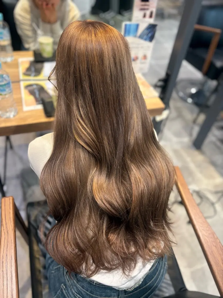 ロング ヘアカラー トリートメント AVANCE泉大津店 加茂瑞希のヘアスタイル