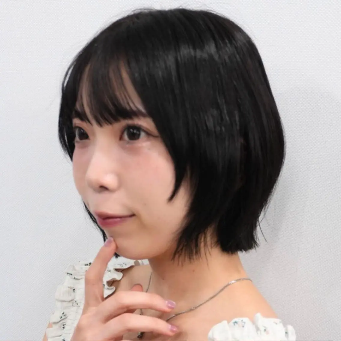 ショート カラー ショートボブ 黒髪 ボブ ショートヘア 小顔カット ❇️安達 優心❇️ レイヤー/艶髪特化のヘアスタイル