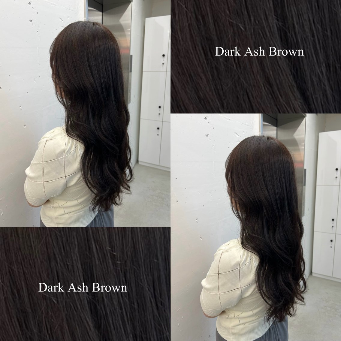 ミディアム カラー アッシュ アッシュブラウン ブラウンカラー ダークアッシュ カット ヘアカラー 🍊あすか🍊 JILLSTUDIOのヘアスタイル