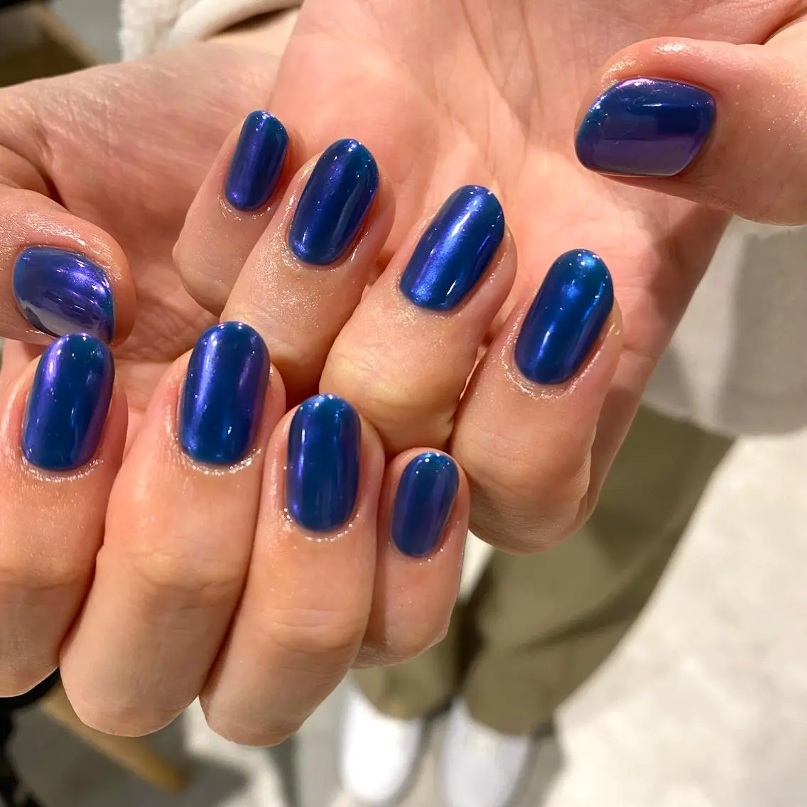 ネイル オーロラネイル ハンドネイル RINO AMANE nailのネイルデザイン