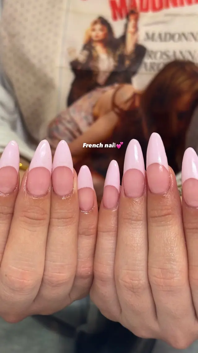ネイル フレンチネイル ピンク just Nail Ravi┊︎miuのネイルデザイン