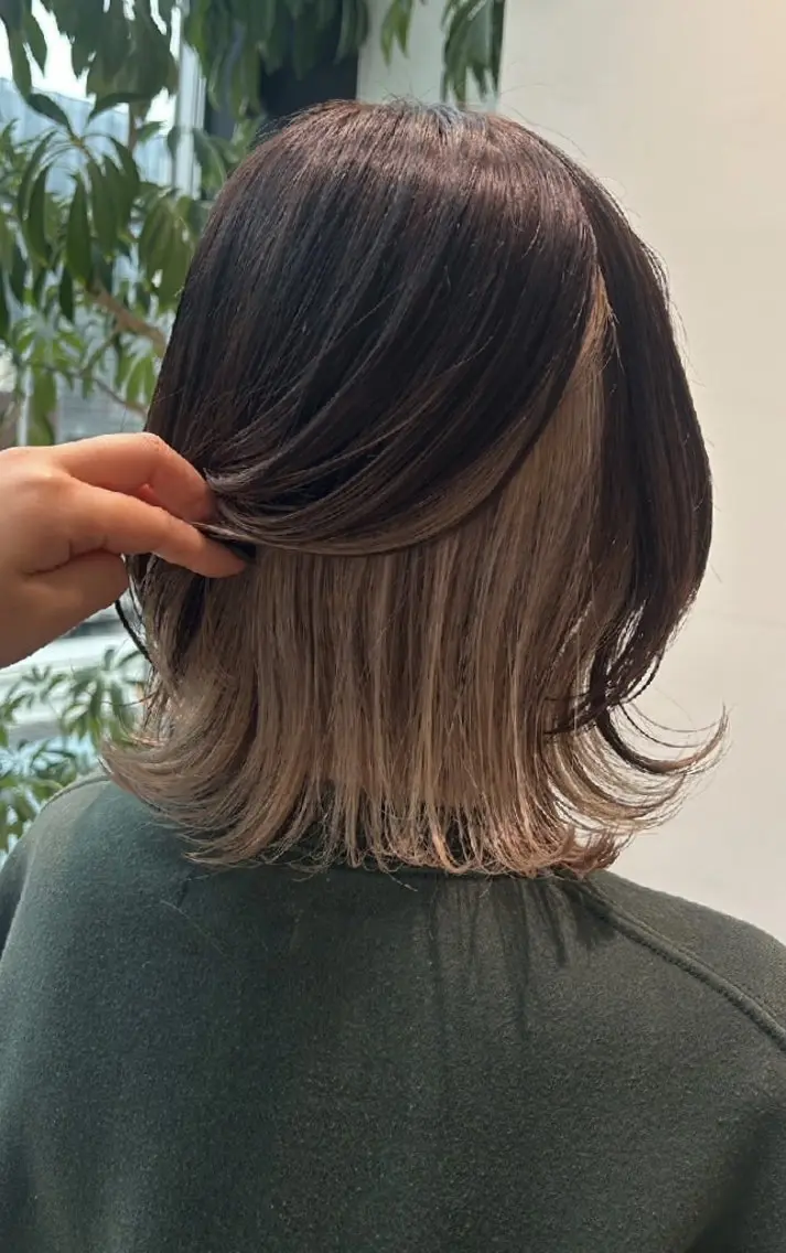 ミディアム カラー 💜艶髪カラー💜 🎶富川美希🎶のヘアスタイル