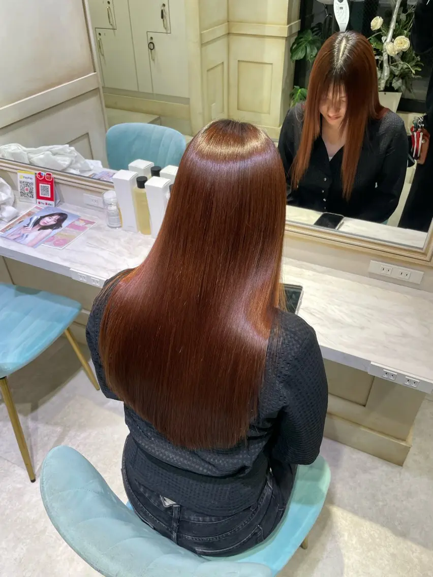 ロング カット ヘアカラー トリートメント 🟠髪質改善縮毛矯正 YUTO🟠のヘアスタイル
