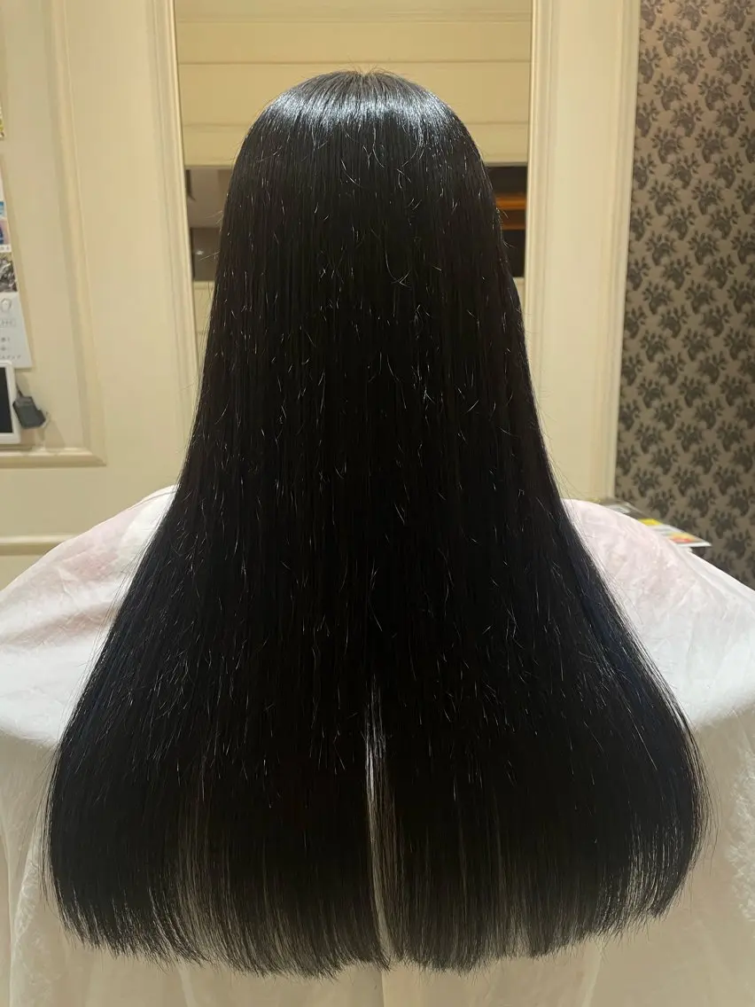ロング 髪質改善 トリートメント 古川 玲のヘアスタイル