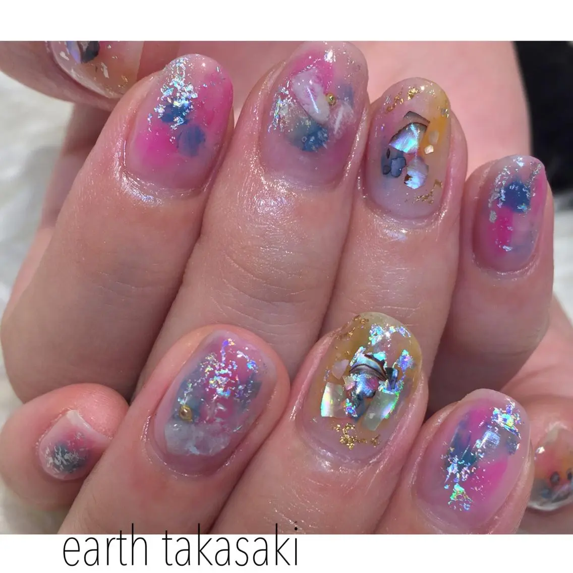 ネイル ニュアンスネイル EARTH nanaのネイルデザイン