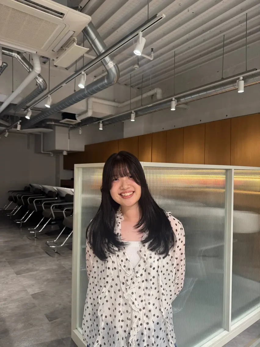 ロング レイヤーカット カット 🐰カットモデル募集 🐰大場杏里🐰のヘアスタイル