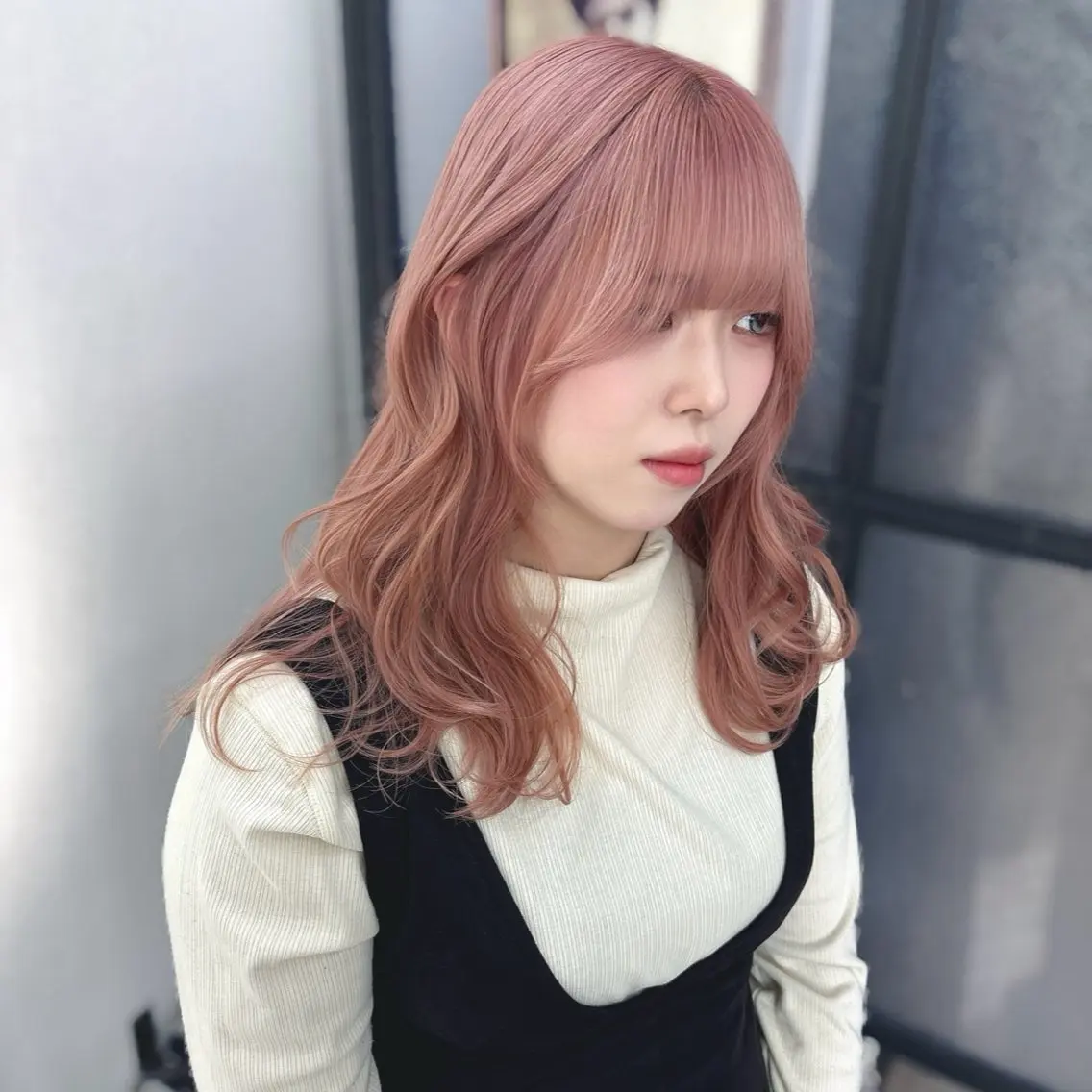 セミロング カラー ヘアカラー Ren. 🦋デザインカラーのヘアスタイル