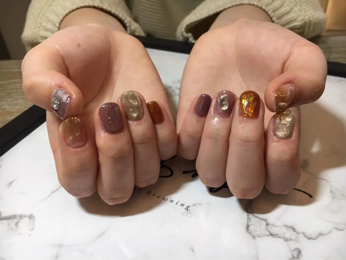 ネイル 持ち込み ハンドネイル LOVE NAIL 💕Sonoのネイルデザイン