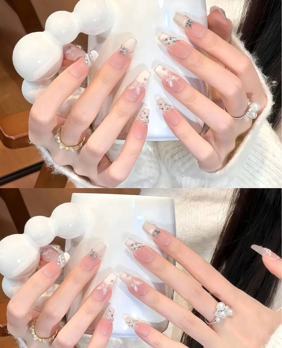ネイル アートネイル べっ甲ネイル チークネイル 成人式 長さ出し ハンドネイル ハンドケア beautynail Emiのネイルデザイン