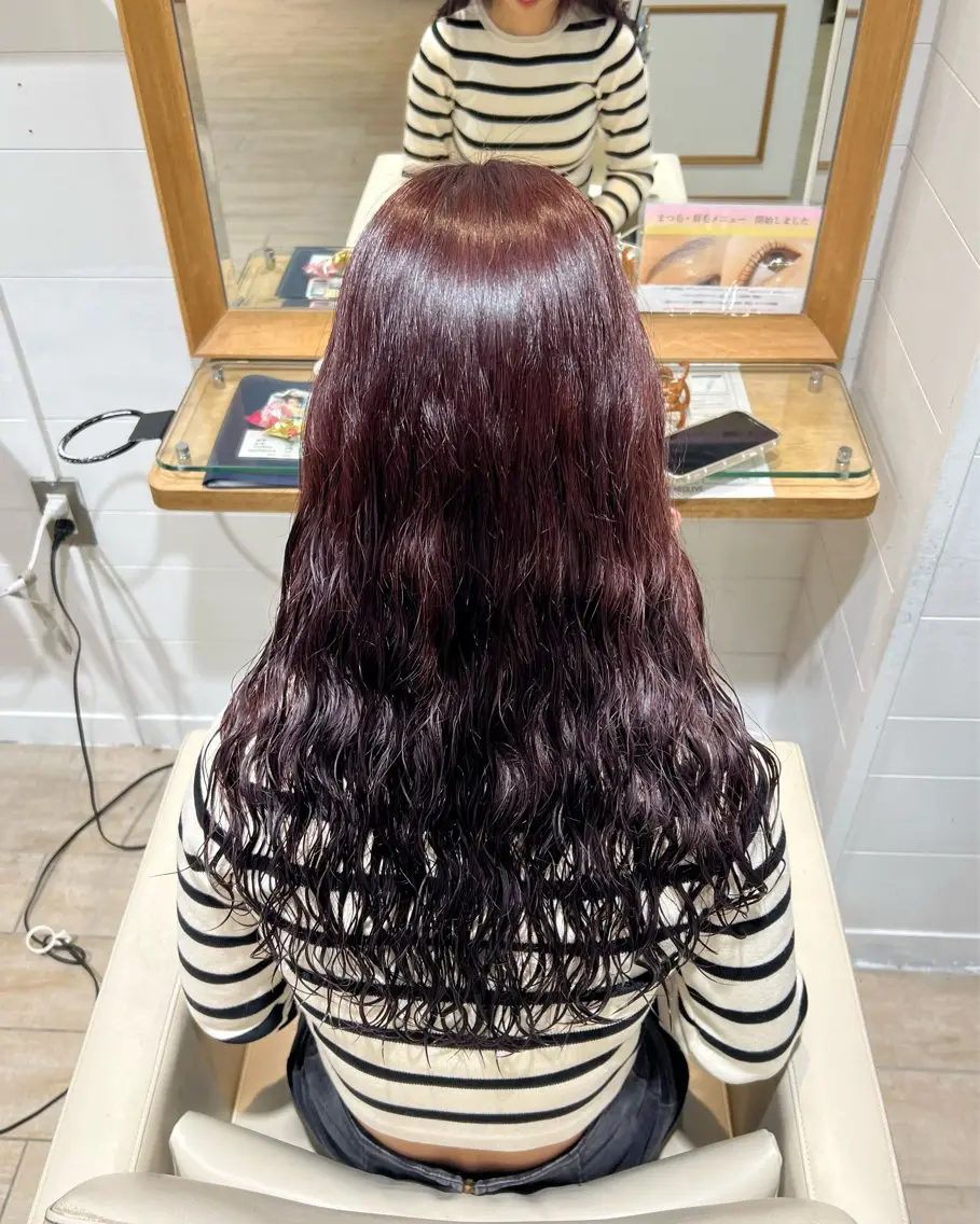 ロング カラー ヘアカラー モデル募集 セイノチヒロのヘアスタイル