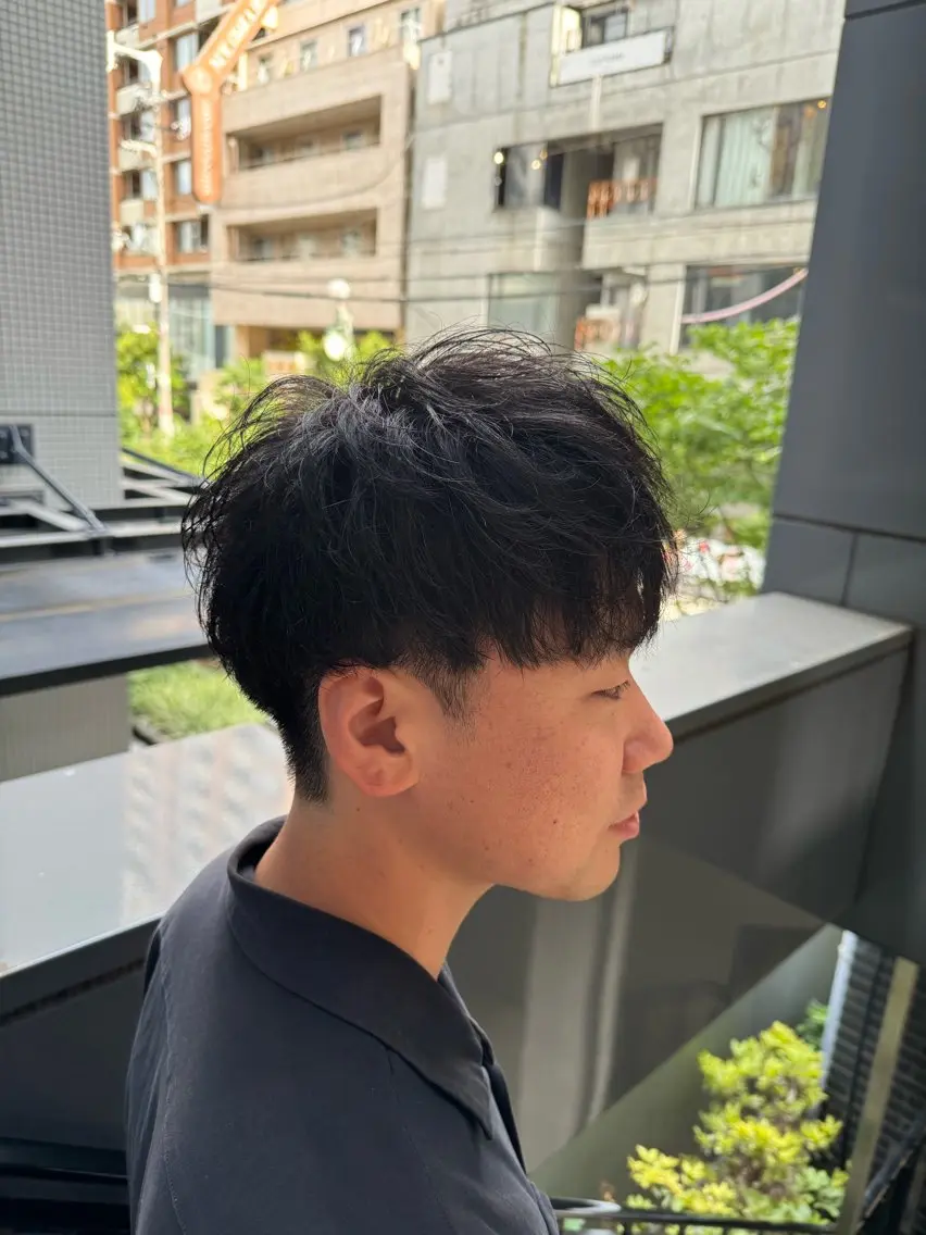 メンズ カット 河野 悠のヘアスタイル