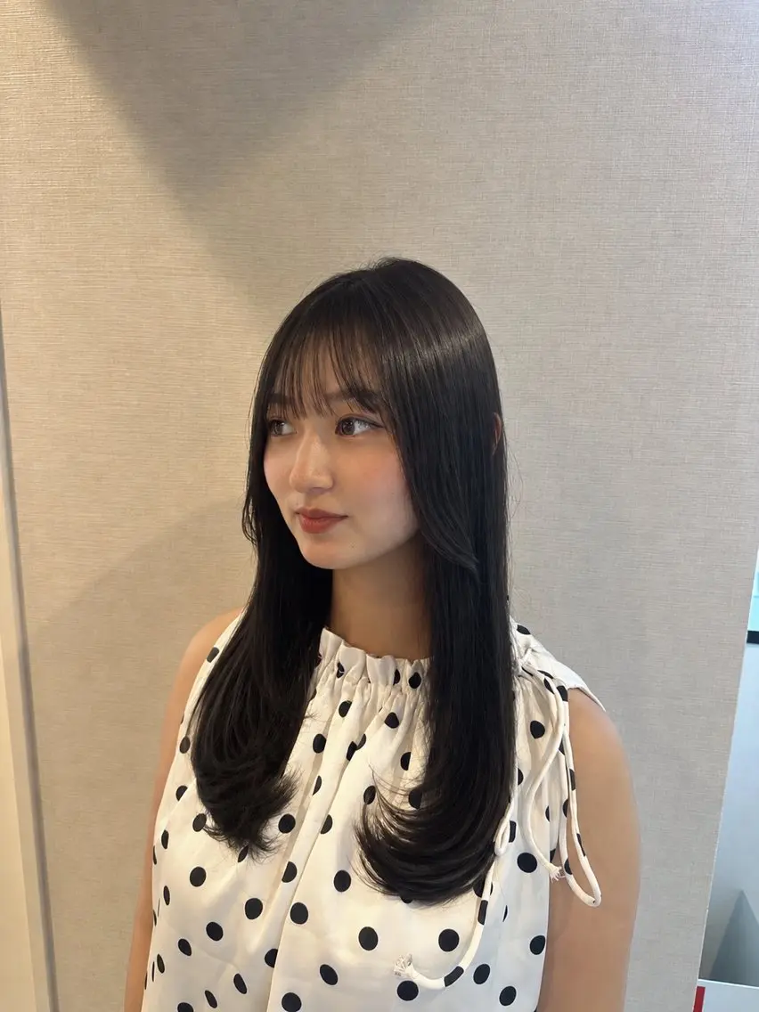 ロング カット ヘアカラー mitsuki/ モデル募集中🤍💫のヘアスタイル