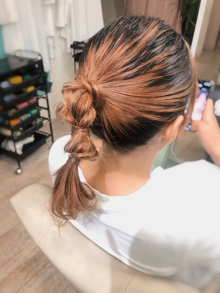ヘアアレンジ 個室サロン🌼万希 ヘアケア/ヘッドスパのヘアスタイル