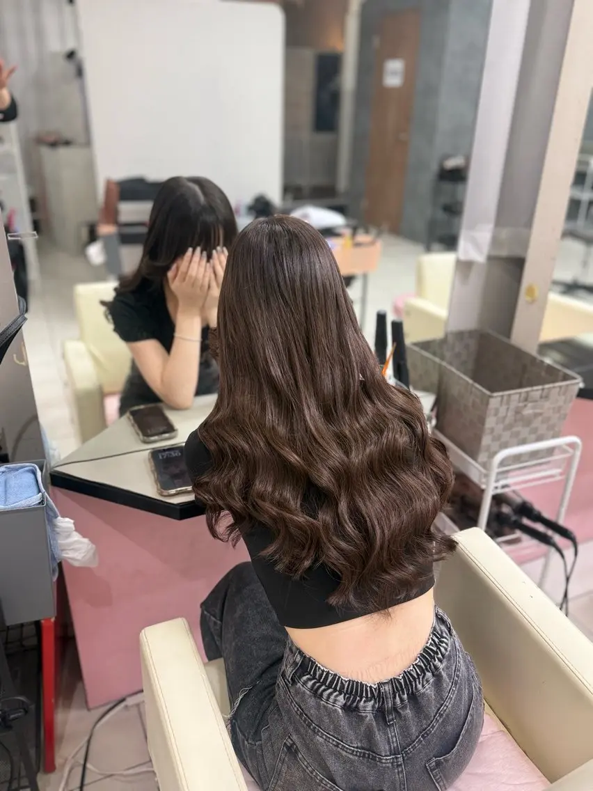 ロング シールエクステ エクステ ロング season ゆみのヘアスタイル