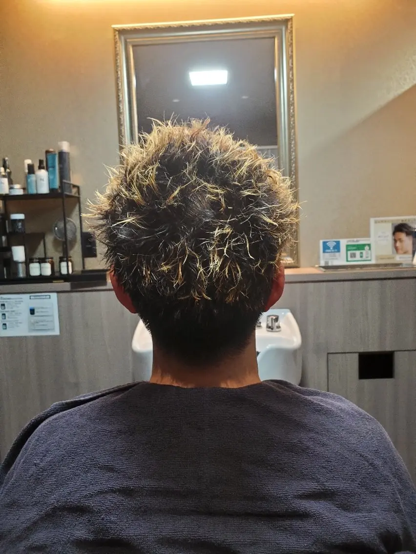 ショート ショートヘア メンズBOLT ハシモトのヘアスタイル