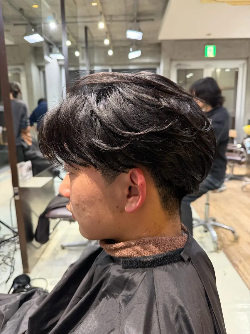 ショート パーマ カット パーマ fifthパーマ特化 ユウリのヘアスタイル