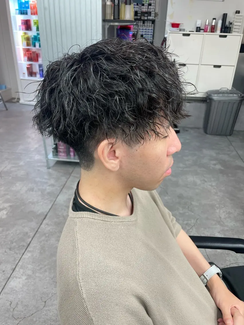 パーマ メンズ カット パーマ 町田エリアＮｏ．１/ パーマ特化/太田京希のヘアスタイル