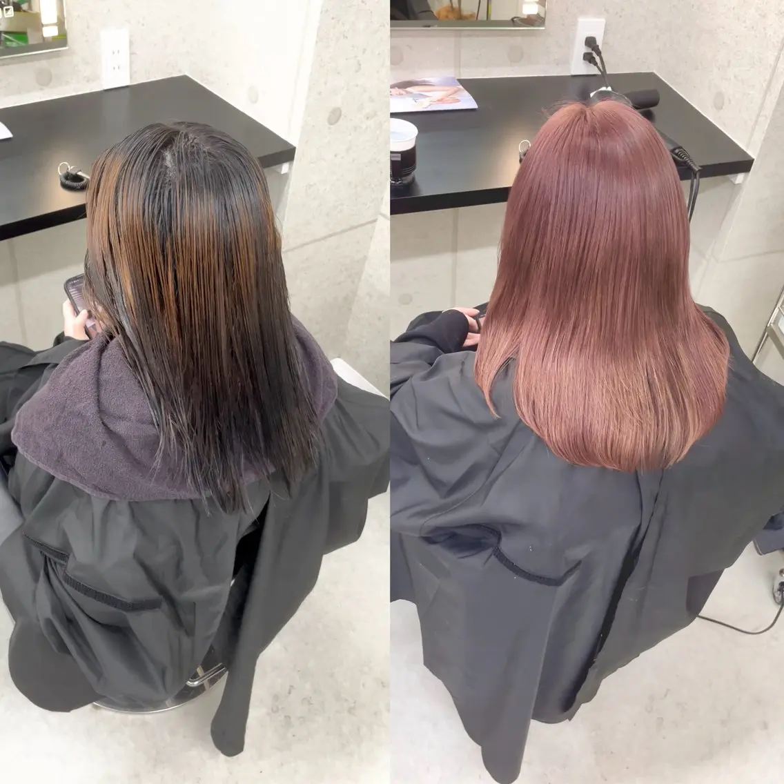 ミディアム ヘアカラー PSY(サイ)池袋 AIRIのヘアスタイル
