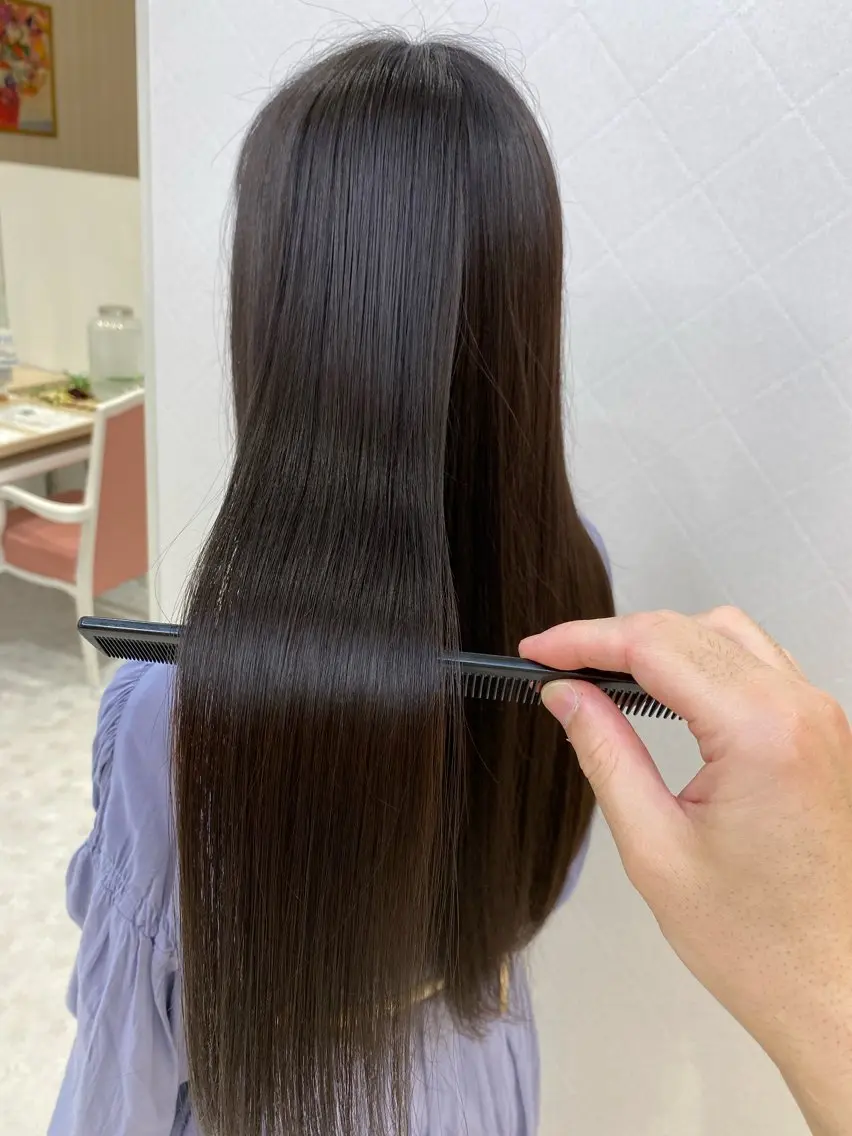 ロング 縮毛矯正/ 髪質改善 /ショート 圍 崇行のヘアスタイル