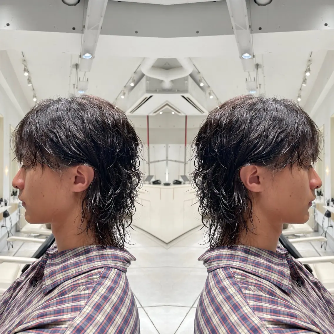ショート パーマ メンズ 似合わせカットカラー ・パ—マ✨ちえのヘアスタイル