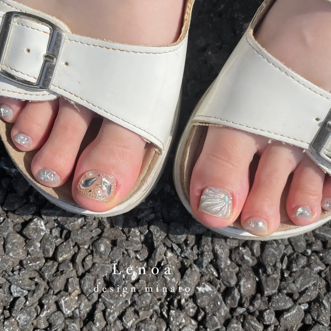 ネイル フットネイル Lenoa minatoのネイルデザイン