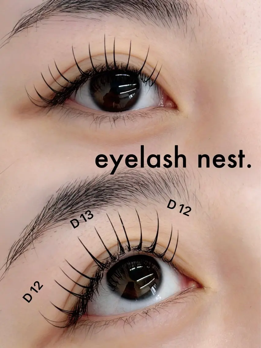 マツエク・マツパ フラットラッシュ 🤍nest. エリ🤍のマツエク・マツパデザイン